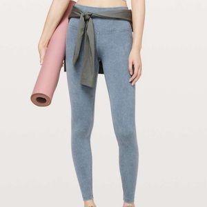 RARE Lululemon Wunder Under High-Rise Tight *FullOn Luxtreme in Washed Moon Blue